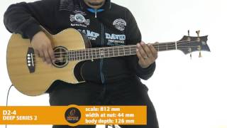 Video thumbnail for Ortega Guitars | D2-4 - Deep Series 2 (Acoustic Bass Guitar) by Ortega Guitars