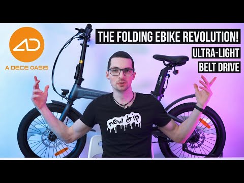 ADO Air: The Folding eBike Revolution! Ultra-light with Belt Drive