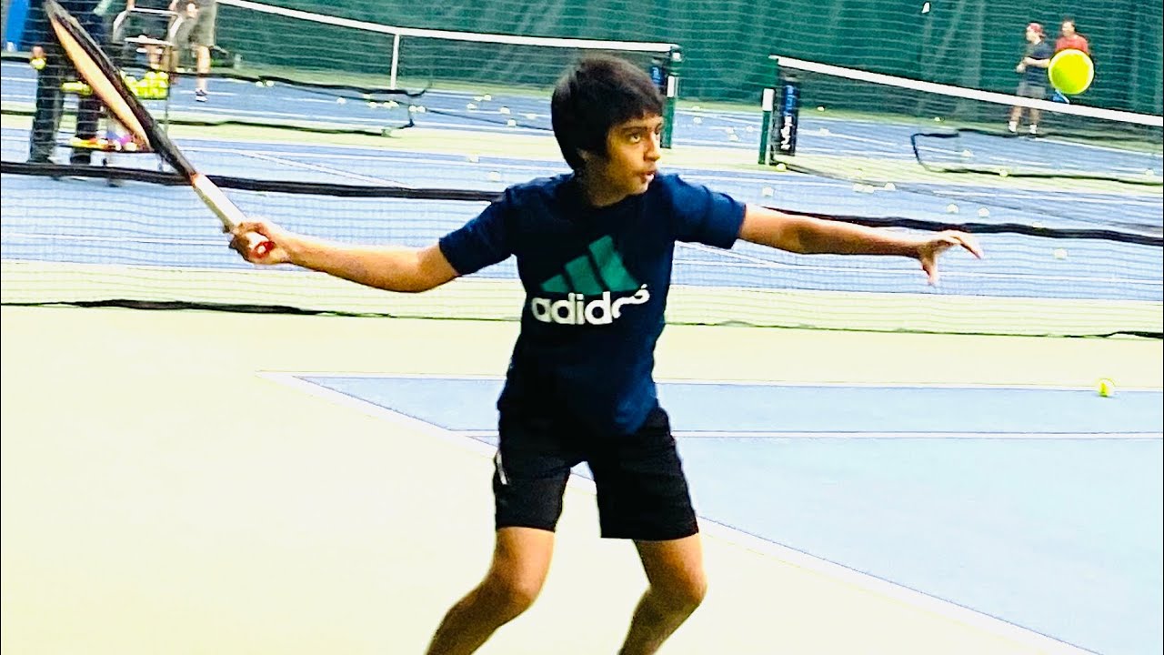 Ideal Tennis Forehand contact point and 6 drills to master it