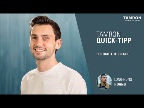 Portraitfotografie im Studio mit dem TAMRON 70-180 – TAMRON Quick-Tipps