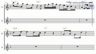 As Time Goes By - Bb Tenor/Soprano Sax Sheet Music [ kenny g ]