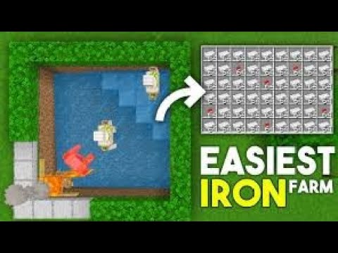 Ultimate Minecraft PE Iron Farm Guide