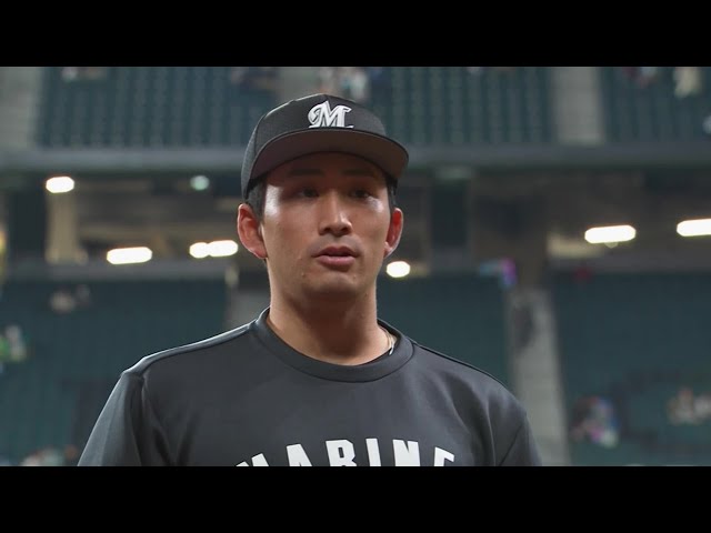 マリーンズ・小島和哉投手ヒーローインタビュー 4月18日 北海道日本ハムファイターズ 対 千葉ロッテマリーンズ