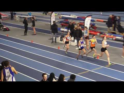 800m JUF F1  - Championnats Rég. en salle ES-SE - Eaubonne 19 Janv. 2019