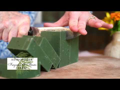 Adirondack Handmade Bulk Soap Bar Brick - How To Cut into 8 x 2oz