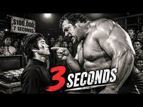 A 500-Lb Monster Offered $100,000 to Last 7 Seconds — Bruce Lee Ended It in 3