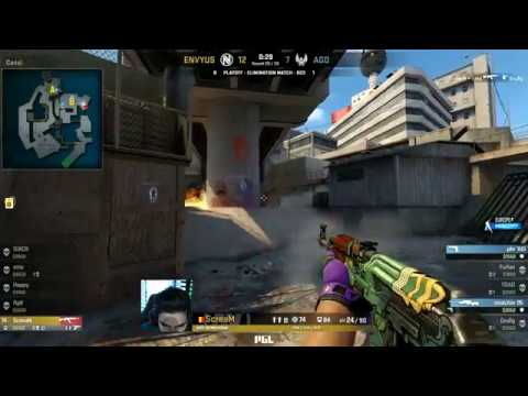 ScreaM 1v4 clutch vs AGO [ Europe Minor - ELEAGUE 2018 ]