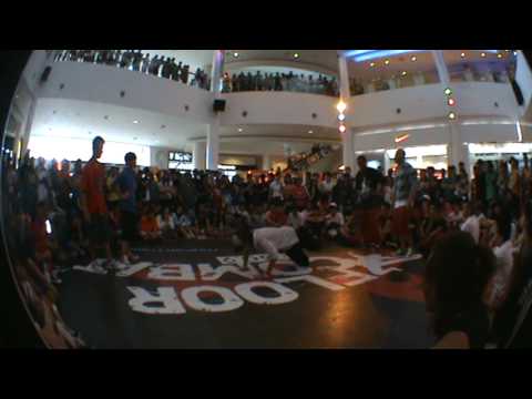 6  Floor Combat 2009 Bboy 3 vs 3 Battle - Day 2 Virus Crew vs Lion City Rawkus