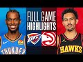 THUNDER at HAWKS | FULL GAME HIGHLIGHTS | January 3, 2024