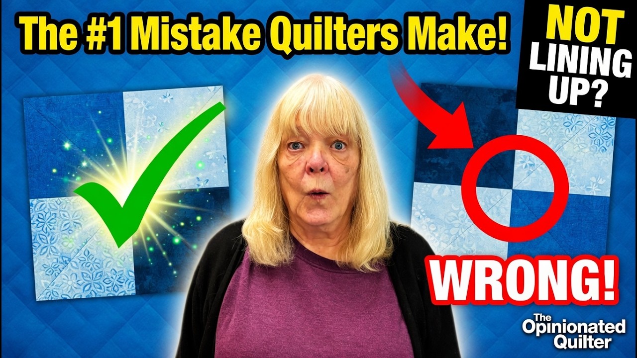 Why Your Quilt Blocks DON’T Line Up (And How to Fix It FAST) | Episode 203