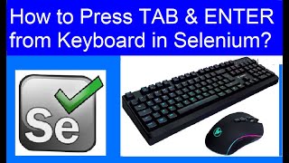 How to use Keyboard Keys in Selenium Webdriver?
