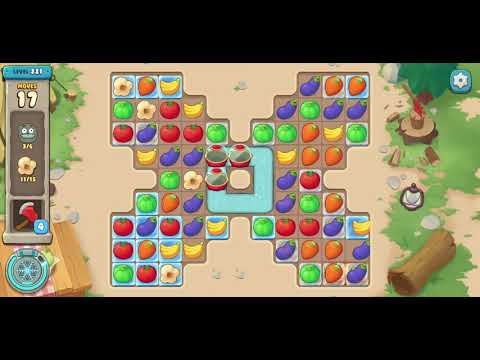 We Bare Bears Match3 Repairs Level 221 - No Boosters