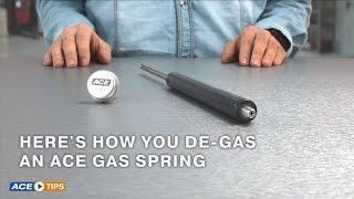 ACETips | Pressure adjustment in Gas Springs with ACE “DE GAS”