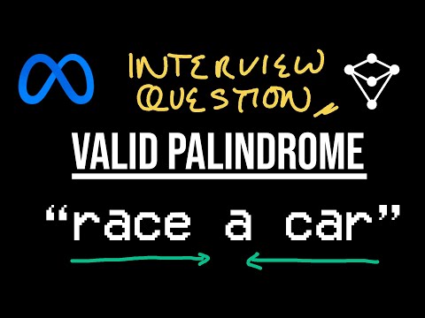 Leetcode 125 Valid Palindrome Javascript Solution Explained