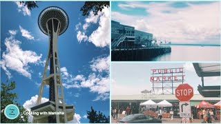 Pike place market in Seattle, WA | America's #1 #chowder + #food + #fishmarket | #SeattleVlog