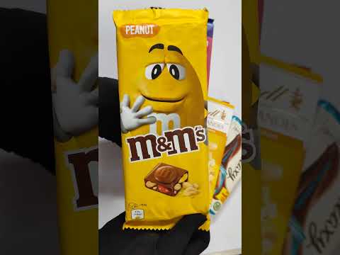 Chocolate from different country #chocolateasmr #chocolate #milka #dairymilk #galaxy @YummyCreamy