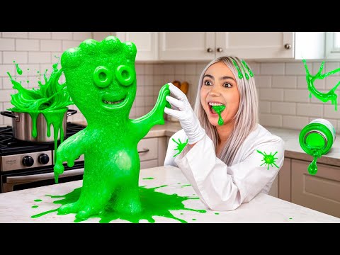 I made edible slime from scratch 😳