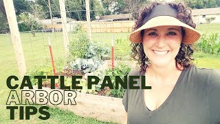 Cattle Panel Arbor Tips