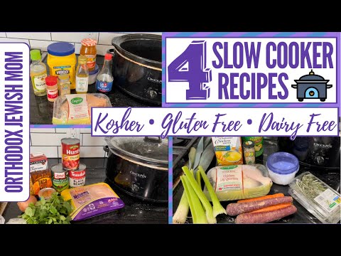 4 Slow Cooker Recipes * KOSHER * GLUTEN FREE * DAIRY FREE * | Orthodox Jewish Mom (Jar of Fireflies)