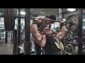 Bodybuilder Jordan Janowitz Off Season Shoulder Training Weighing 240lbs Moving Crazy Weight