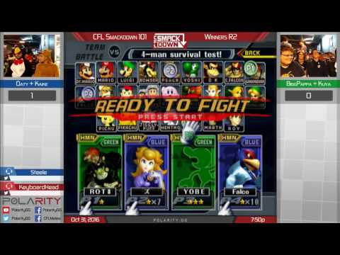 CFL Smackdown 101 Melee - Kuya + Biggpappa vs Oaty + Kaike - Doubles Winners Qs
