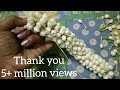 How To String Nandiavattam Flower Garland