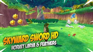 How to Get Hornet Larva & Blue Feather/Bird Feather (Farming Guide) in Skyward Sword HD