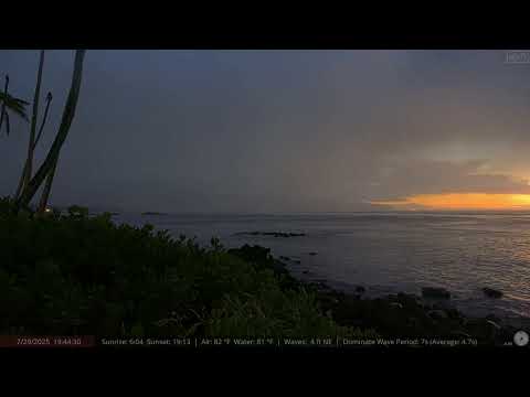 Jul 29, 2025: 1st Tsunami Wave Caught on Camera, North Shore Oahu