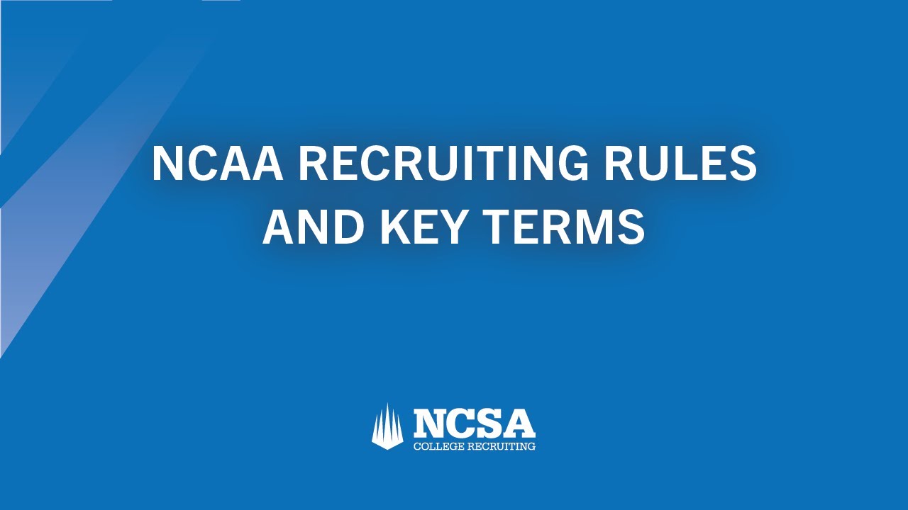 How to Use the NCAA Recruiting Calendars