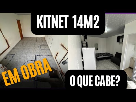 Kitnet 14m2, o que cabe nela?