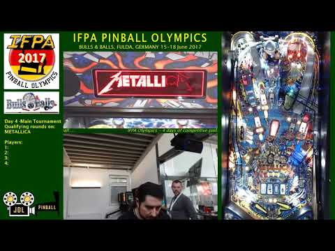IFPA Olympics Day 4  - Qualification Rounds on METALLICA