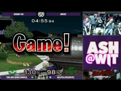 MollPass (XTC/Passion) vs Team L@m3 (RobM/JedWreck) - ASH@WIT #94 Melee Doubles