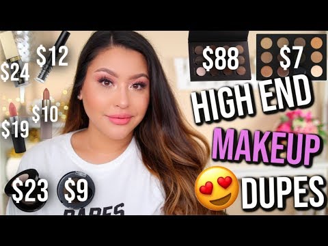 HIGH END MAKEUP DUPES 2019! Video