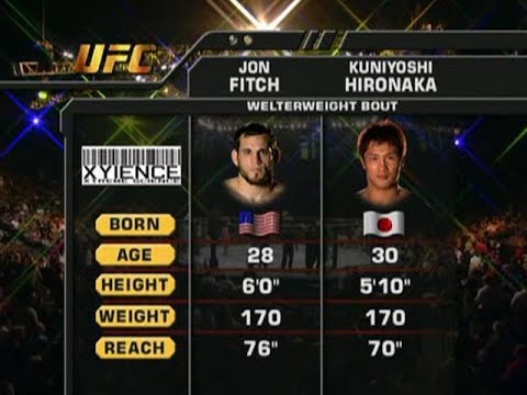 Jon Fitch vs Kuniyoshi Hironaka full fight