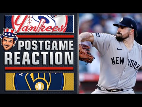 Yankees vs Brewers | Carlos Ródon '26 Debut | Reaction