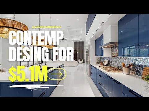 Inside a $5,395,000 Modern Home in Naples | Pine Ridge Estates