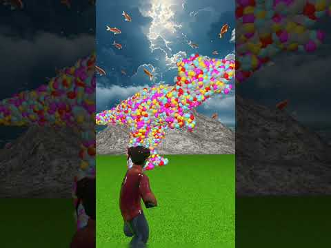 Playing football to unlock the #0106 bubble colourful Statue Unblock 🤯 #3D #shorts #vfxhd #shorts