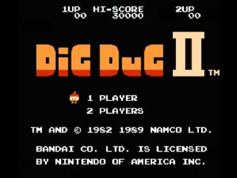 Dig Dug 2 : Trouble In Paradise NES