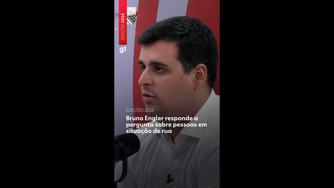 Bruno Engler (PL) responde a pergunta sobre pessoas em situação de rua | Eleições municipais BH