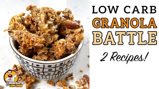 Low Carb GRANOLA Battle - The BEST Keto Granola Recipe!