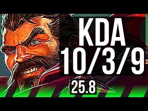 GRAVES vs VOLIBEAR (JGL) | 10/3/9, Dominating | EUW Master | 25.8