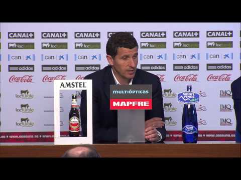 Press Conference Javi Gracia after Osasuna (1-1) Valencia - HD