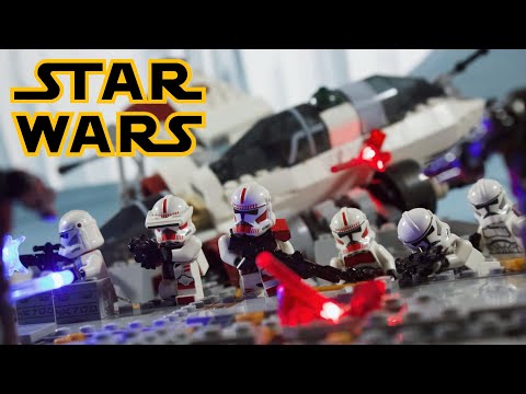 Siege on Coruscant | Lego Clone Wars Stop-motion 