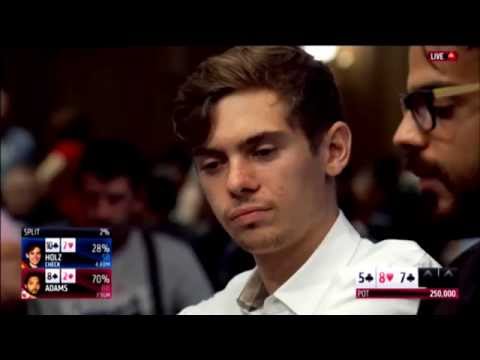 EPT 13 Barcelone - Super High Roller 50K€, Table Finale (cartes visibles)