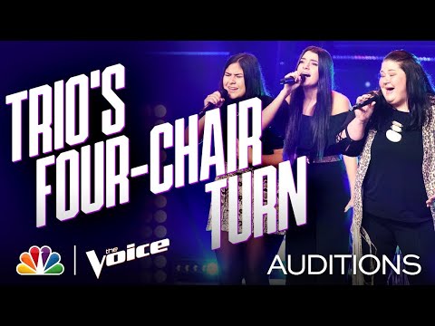 Trio Worth the Wait Harmonizes Linda Ronstadt's "When Will I Be Loved" - Voice Blind Auditions 2020