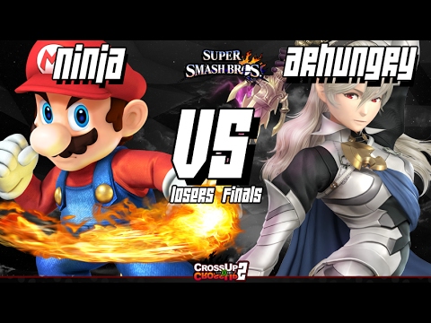 CROSSxUP 2 Smash 4 -  MoC| Ninja (Mario) Vs. HBA| Arhungry (Corrin) - Losers Finals
