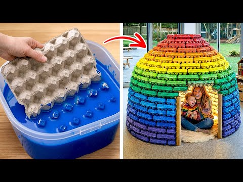 ✨ 驚きの段ボールハウス DIYでお部屋を変身させよう！ 🏡