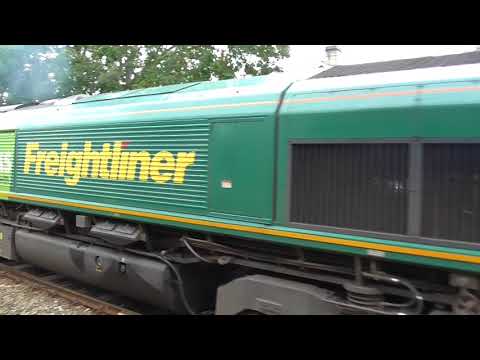 Freightliner Class 66 no: 66522 @ Oldfield Park {4V31} 30/09/2017.