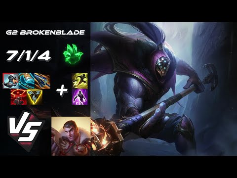 G2 Esports BrokenBlade TOP Jax vs Jayce - EU Challenger Patch 25.S1.3