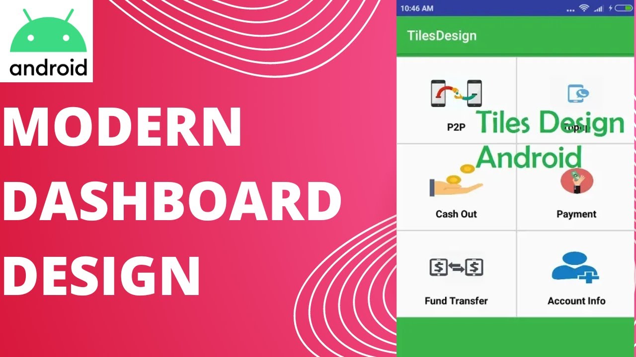 Modern Dashboard UI Design Android Studio Tutorial#design #coding #tutorial